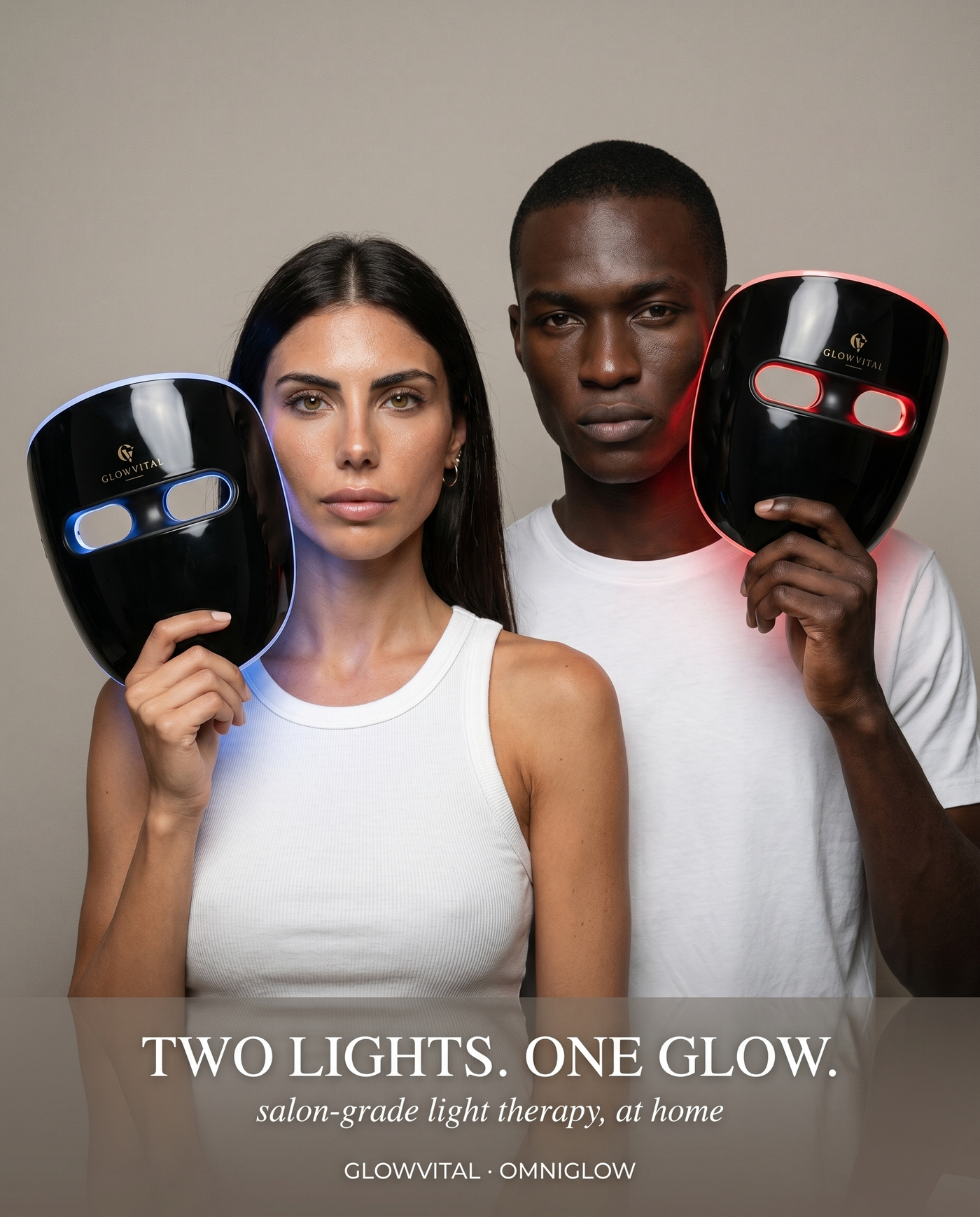 OmniGlow Wireless LED Age-Defying, Fine Line & Blemish Support Mask