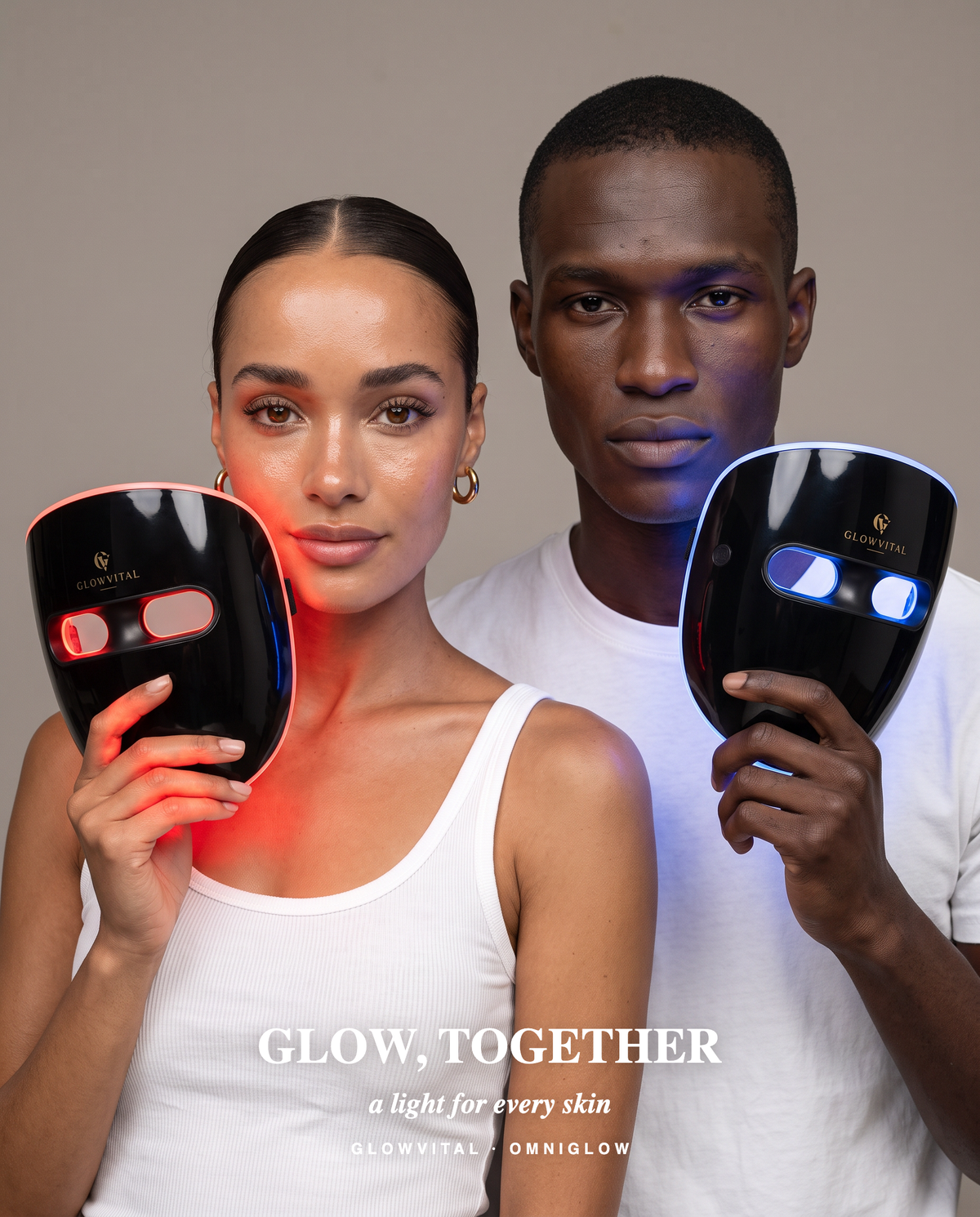 OmniGlow Wireless LED Light Therapy Mask