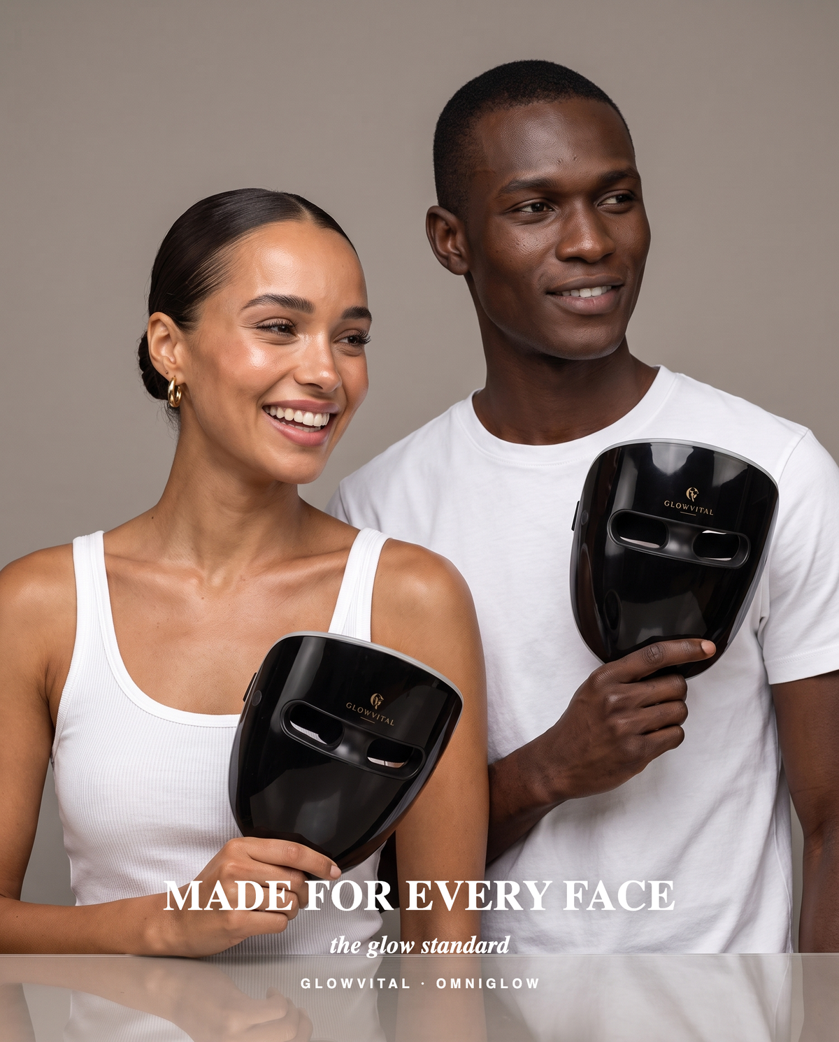OmniGlow Wireless LED Light Therapy Mask