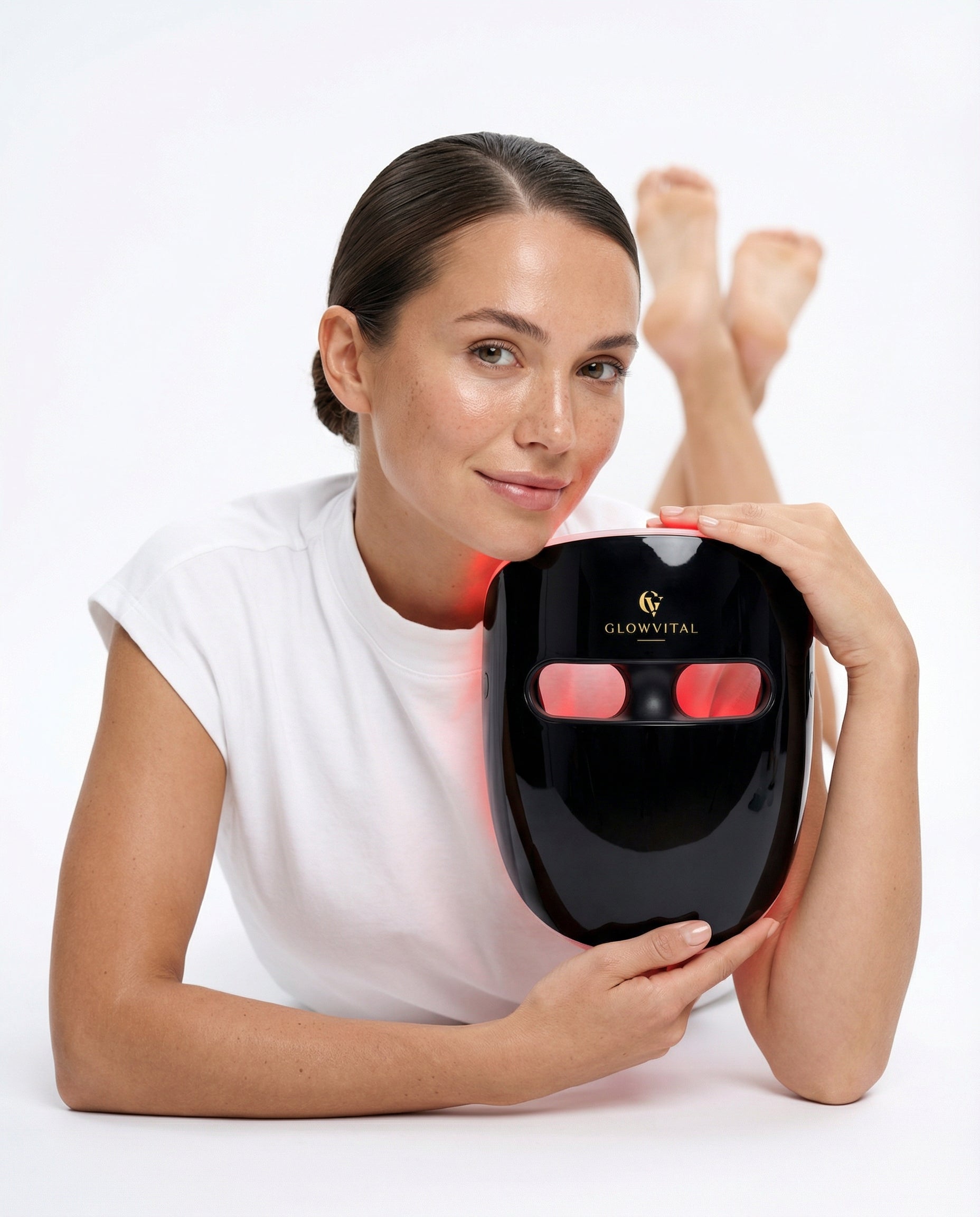 OmniGlow Wireless LED Therapy Age-Defying, Fine Line & Blemish Support Mask